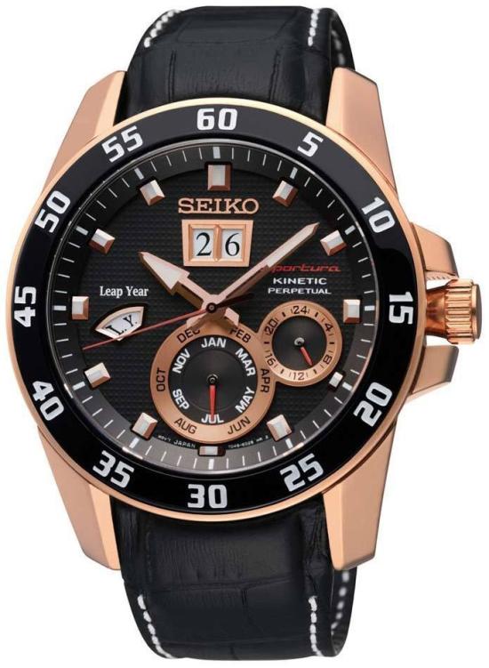 Horloge Seiko SNP056P1 Sportura Kinetic Perpetual