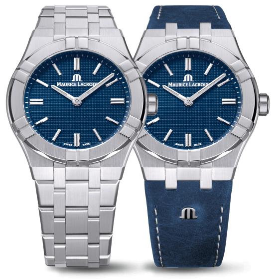 Maurice Lacroix Aikon Manual 39 mm Collectors Limited Edition 500 pcs horloge AI7007-SS00E-430-C