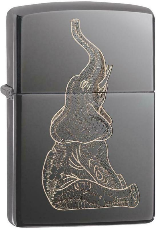  Zippo Zentangle Elephant 2080 aansteker
