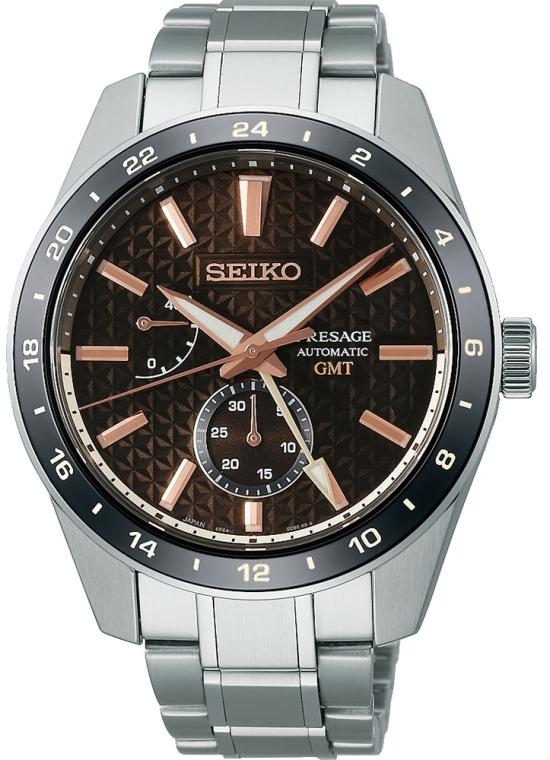  Seiko SPB275J1 Presage Sharp Edged GMT horloge