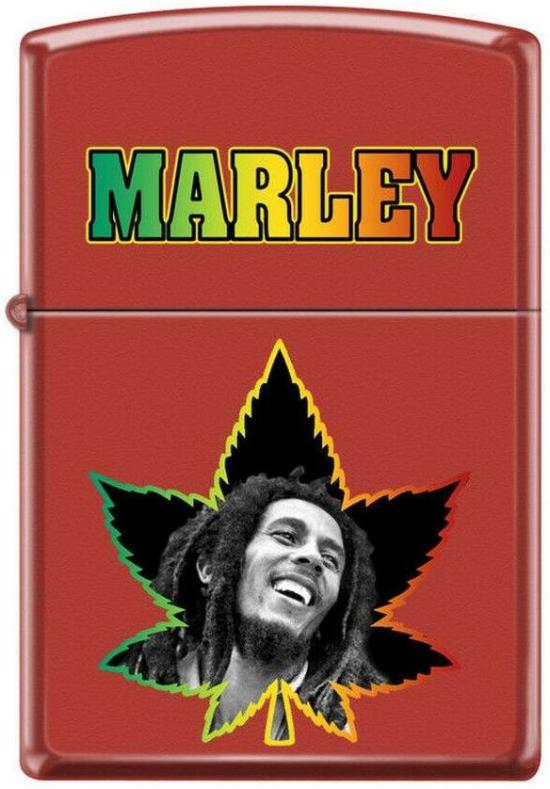  Zippo Bob Marley Cannabis Leaf 7677 aansteker